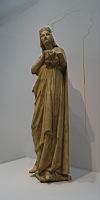 Statue, Vierge a l'enfant (Paris, Notre-Dame, platre du 19e)(3)